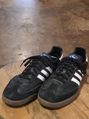Adidas Samba OG Black White Leather Sneakers Men’s Size 13 Classic Soccer Shoe